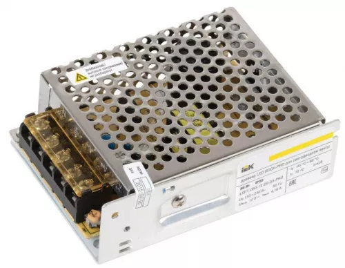 Драйвер LED ИПСН-PRO 5050 50Вт 12В блок-клеммы IP20 IEK LSP1-050-12-20-33-PRO Драйвер LED ИПСН-PRO 5050 50Вт 12В блок-клеммы IP20 IEK LSP1-050-12-20-33-PRO