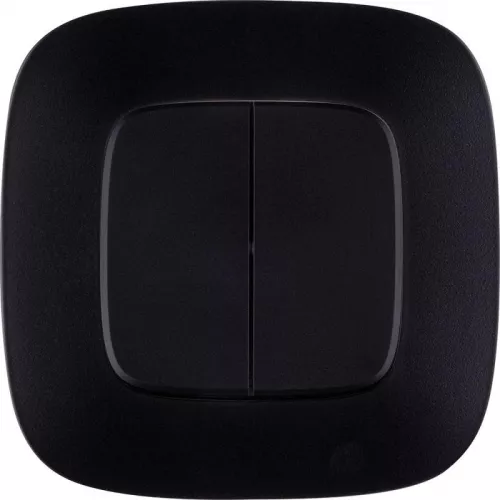 Механизм переключателя 2-кл. СП Valena Allure 10А IP20 250В с лиц. панелью безвинт. зажимы антрацит Leg 752918 фото 4