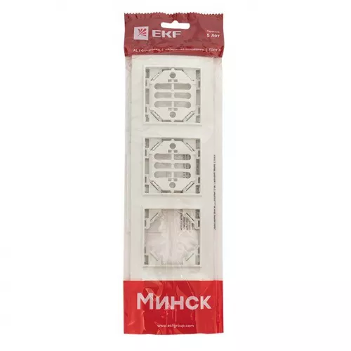 Рамка 4-м Минск горизонтальная бел. Basic EKF ERM-G-304-10 фото 4 Рамка 4-м Минск горизонтальная бел. Basic EKF ERM-G-304-10 фото 4