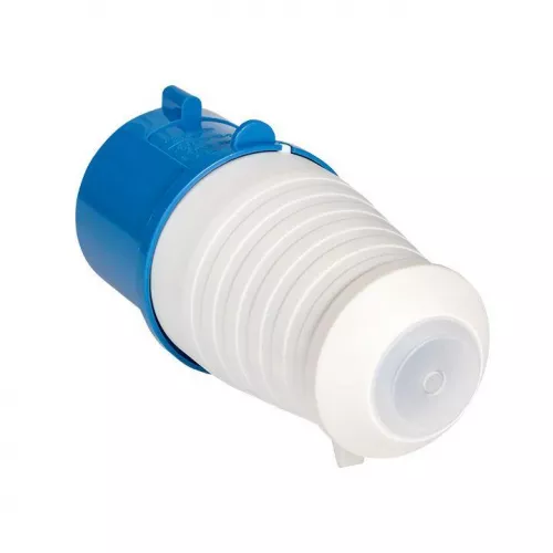 Вилка эл. каб. 16А 2P+РЕ 220В IP44 (013) EKF ps-013-16-220 фото 2