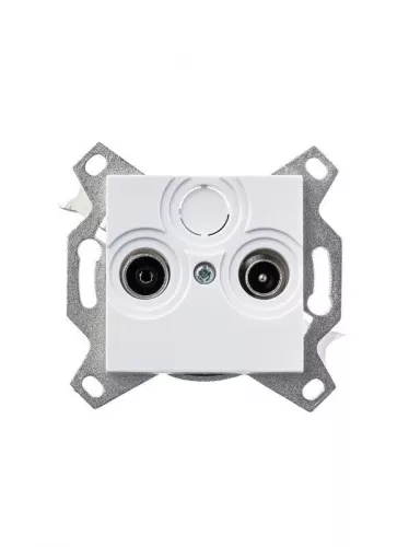 Розетка TV-R Levit оконечная бел. ABB 2CHH083503A6003 фото 3
