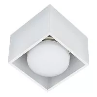 DLC-S609 GX53 WHITE Светильник декоративный накладной, серия Sotto. Без лампы, цоколь GX53. Металл. Белый. TM Fametto