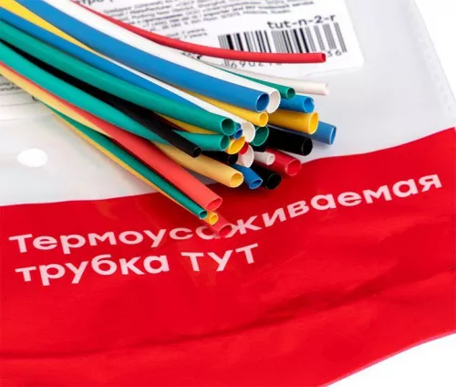 Набор трубок термоусадочных ТУТ 1/0.5; 1.5/0.75; 2/1; 2.5/1.25; 3/1.5 (6 цветов по 5шт 100мм) PROxima EKF tut-n-2-r фото 9