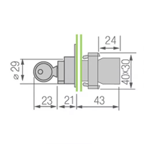 Переключатель BD32 3P с замком NO Rexant 36-5553 фото 4