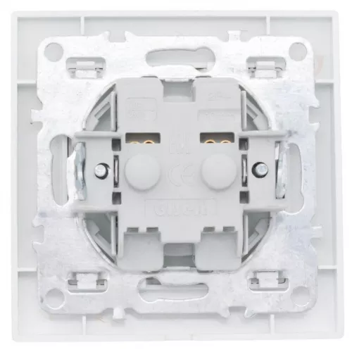 Розетка 1-м СП Минск 10А защ. шторки без заземл. бел. Basic EKF ERR10-022-100 фото 5