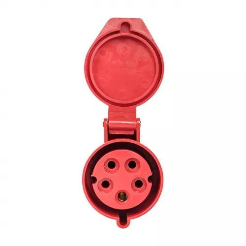 Розетка кабельная 16А 380В 3P+РЕ+N IP44 (215) EKF ps-215-16-380 фото 7