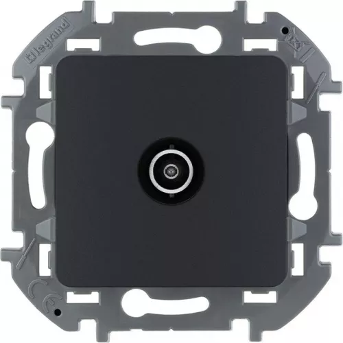 Механизм розетки проходной TV Inspiria 14дБ 5-862мГц антрацит Leg 673863 Механизм розетки проходной TV Inspiria 14дБ 5-862мГц антрацит Leg 673863