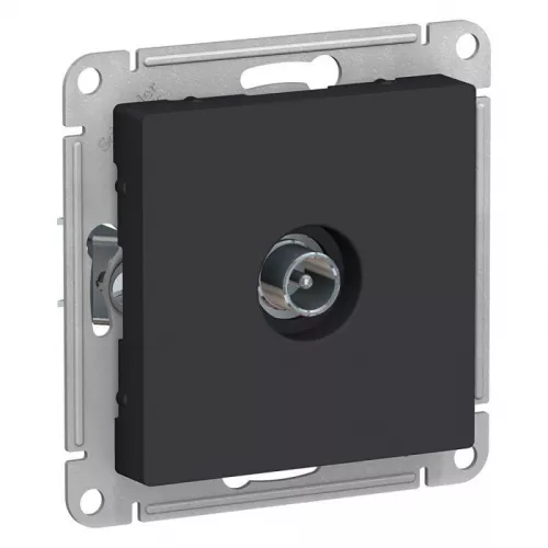 Механизм розетки TV проходной AtlasDesign 4DB карбон SchE ATN001092 Механизм розетки TV проходной AtlasDesign 4DB карбон SchE ATN001092