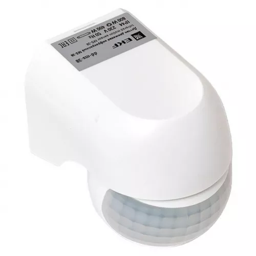 Датчик движения (ИК) MS-38 настен. 800Вт 180гр. до 12м IP44 PROxima EKF dd-ms-38 фото 7