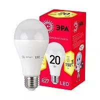 Лампа светодиодная RED LINE LED A65-20W-827-E27 R A65 20Вт груша E27 тепл. бел. ЭРА Б0050687