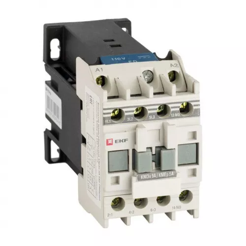 Контактор малогабаритный КМЭп 9А 110В DC 1NO PROxima EKF ctr-s-9-110-p
