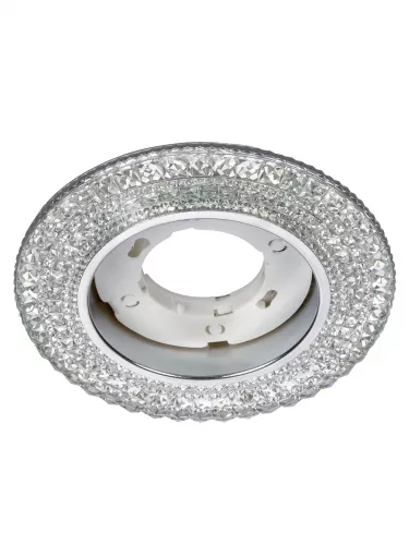 Светильник встраиваемый СВ 03-10 GX53 230В LED подсветка 5 Вт зеркальный/хром TDM фото 3