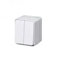 Выключатель 2-кл. ОП AtlasDesign Profi54 10 АХ бел. SchE ATN540151