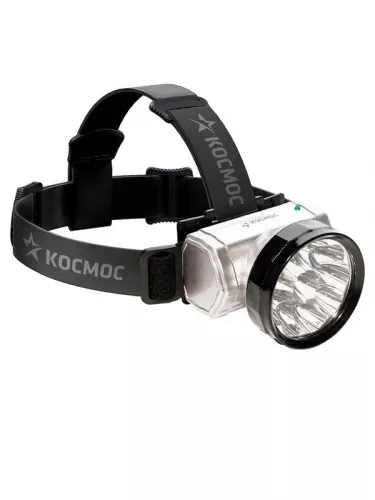Фонарь Accu H10 LED (10Led 300мА.ч встроенное заряд. устр.) налобный Космос KOCAccuH10LED