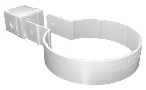 Хомут трубы Kliker ПВХ Grand Line Premium белый