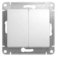 Механизм переключателя 2-кл. СП Glossa 10А IP20 (сх. 6/2) 10AX бел. SchE GSL000165