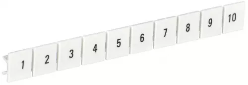 Маркеры для КПИ-10кв.мм с нумерацией №№ 1-10 IEK YZN11M-010-K00-10 Маркеры для КПИ-10кв.мм с нумерацией №№ 1-10 IEK YZN11M-010-K00-10