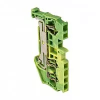 Колодка клеммная JXB-ST-2.5 3 вывода земля самозажимная PROxima EKF plc-jxb-st-2.5-3-pen