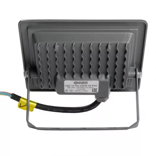 Прожектор СДО-10 30Вт 6500К GR IP65 230В ФАZА 5032071 фото 4
