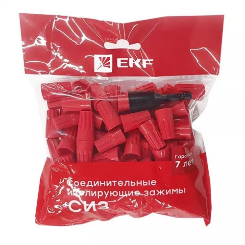 Соединитель проводов СИЗ-5 3-17кв.мм (уп.100шт) EKF plc-cc-8 фото 2 Соединитель проводов СИЗ-5 3-17кв.мм (уп.100шт) EKF plc-cc-8 фото 2