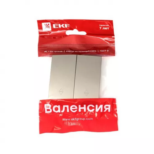 Панель лицевая Валенсия для 2-кл. выключателя проходного 10А кашемир PROxima EKF ESV10-L-027-40 фото 3 Панель лицевая Валенсия для 2-кл. выключателя проходного 10А кашемир PROxima EKF ESV10-L-027-40 фото 3