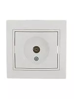Розетка TV СП Мира оконечная бел./бел. LEZARD 701-0202-130