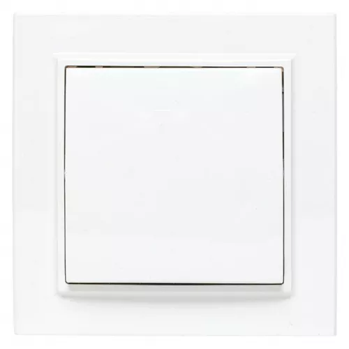 Выключатель 1-кл. СП Минск 10А IP20 бел. Basic EKF ERV10-021-10 фото 2