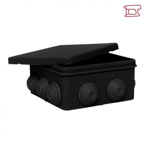 Коробка распаячная КМР-030-014 с крышкой 100х100х50 8 мембранных вводов IP54 черн. EKF plc-kmr-030-014-b Коробка распаячная КМР-030-014 с крышкой 100х100х50 8 мембранных вводов IP54 черн. EKF plc-kmr-030-014-b