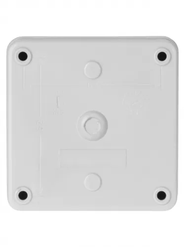 Корпус КП101 c козырьком для кнопок 1 место IP66 ABS желтый TDM