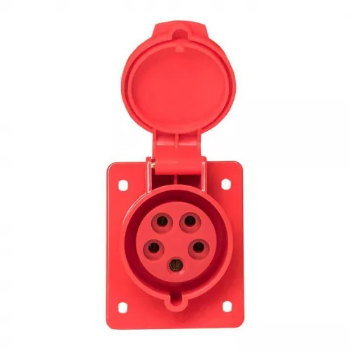 Розетка скрыт. уст. 32А 380В 3P+РЕ+N IP44 (425) EKF ps-425-32-380 фото 4