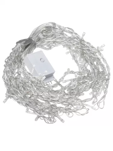 Гирлянда светодиодная "Занавес" 1,5х1,5 м, 168LED, белый, 8 режимов, 250 В, IP20, TDM фото 2 Гирлянда светодиодная "Занавес" 1,5х1,5 м, 168LED, белый, 8 режимов, 250 В, IP20, TDM фото 2