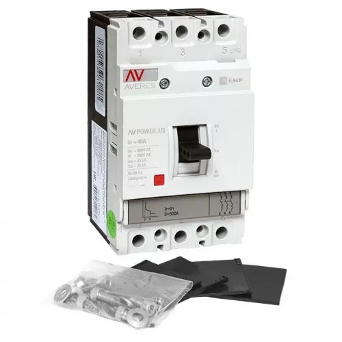 Выключатель автоматический 3п 40А 35кА AV POWER-1/3 TR AVERES EKF mccb-13-40-TR-av фото 5