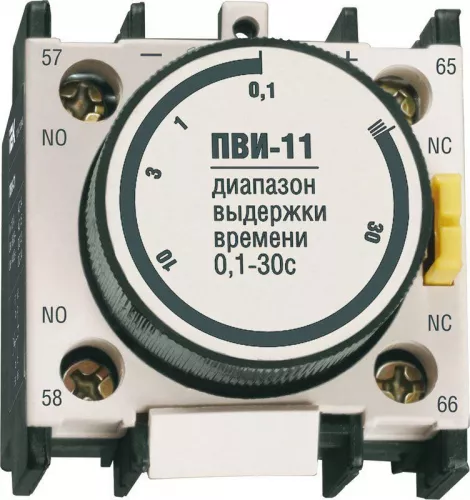 Приставка ПВИ 11 0.1-30 сек IEK KPV10-11-1 Приставка ПВИ 11 0.1-30 сек IEK KPV10-11-1
