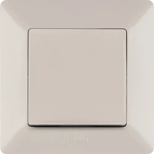 Механизм выключателя 1-кл. СП Valena Life 10А IP20 250В 10AX с лиц. панелью безвинт. зажимы сл. кость Leg 752501 фото 2