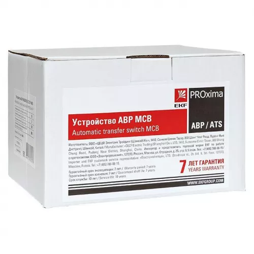 Устройство АВР MCB 3п C 16А 400В PROxima EKF ats-mcb-16c-3p-pro фото 2
