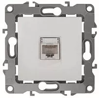 Розетка информационная RJ45 12-3107-01 бел. ЭРА Б0014723