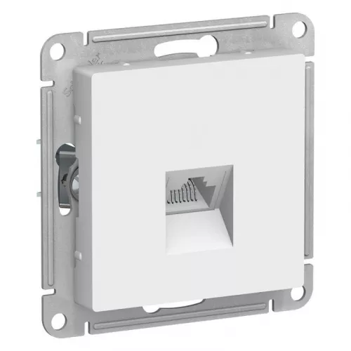 Механизм розетки компьютерной AtlasDesign RJ45 бел. SchE ATN000183 Механизм розетки компьютерной AtlasDesign RJ45 бел. SchE ATN000183