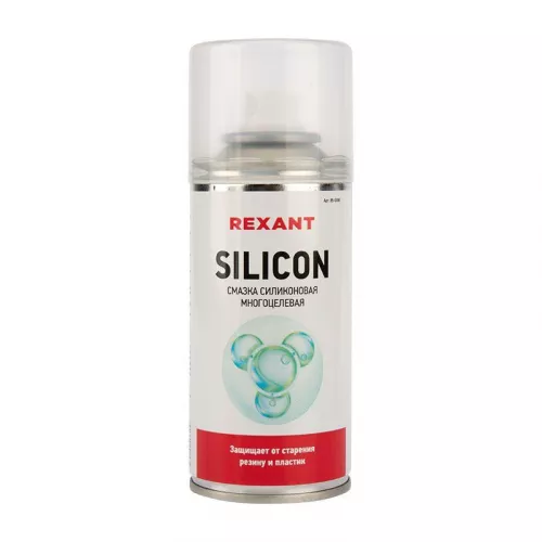 Смазка силиконовая многоцелевая SILICON 150мл Rexant 85-0008 Смазка силиконовая многоцелевая SILICON 150мл Rexant 85-0008