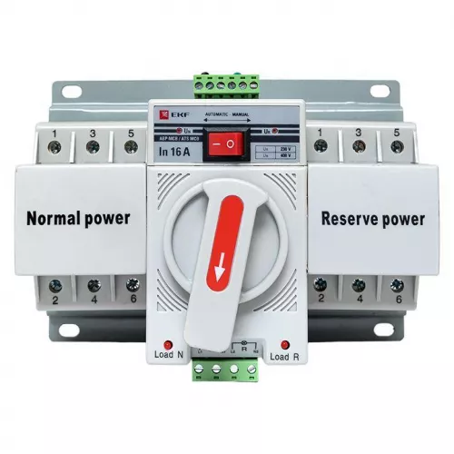 Устройство АВР MCB 3п C 16А 400В PROxima EKF ats-mcb-16c-3p-pro фото 4