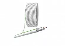 Кабель коаксиальный SAT 703 B.CCS/(оплетка Al. 75%) PVC 75Ом бел. 100м SIMPLE (м) Эра Б0044608