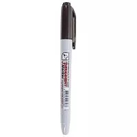 Маркер перманентный "Multi Marker Super Slim" 1мм пулевидный черн. Crown 08-8001