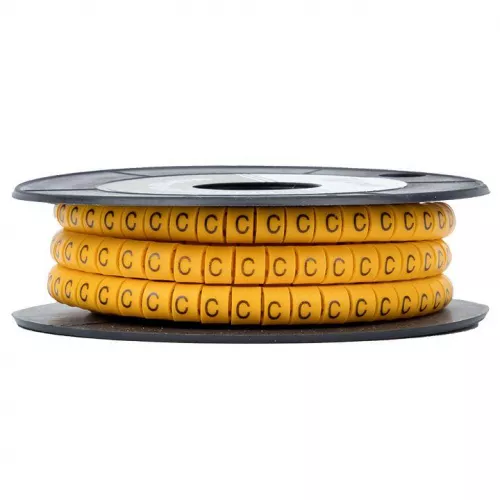 Маркер каб. 6.0кв.мм "C" (ЕС-3) (уп.350шт) EKF plc-KM-6-C фото 3 Маркер каб. 6.0кв.мм "C" (ЕС-3) (уп.350шт) EKF plc-KM-6-C фото 3