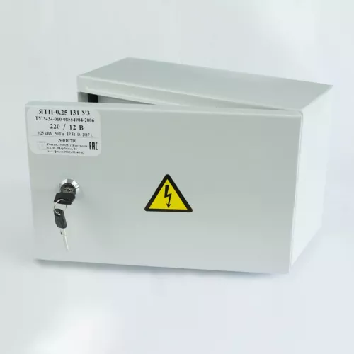 Ящик с понижающим трансформатором ЯТП 0.25 220/36В (3 авт. выкл.) IP54 Кострома ОС0000016261 фото 2