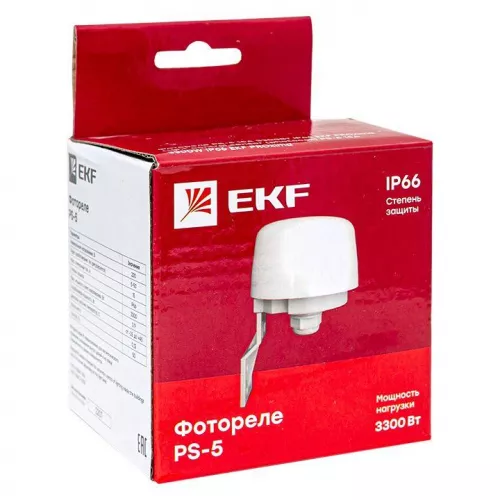 Фотореле PS-5 15А 3300Вт IP66 PROxima EKF fr-ps-5-15 фото 3 Фотореле PS-5 15А 3300Вт IP66 PROxima EKF fr-ps-5-15 фото 3
