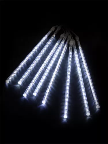 Гирлянда "Сосульки", падающий белый свет, 30 см, 8 шт в комплекте, 3,8 м, TDM фото 4