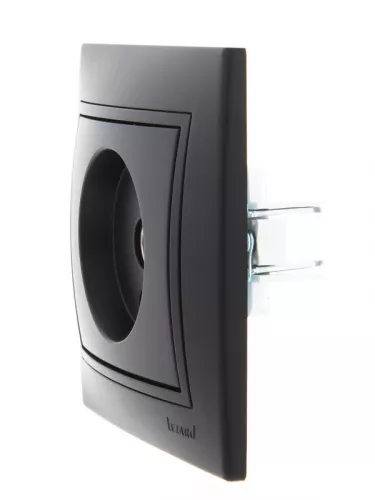 Розетка TV СП Мира проходная черн. бархат LEZARD 701-4242-129 фото 3 Розетка TV СП Мира проходная черн. бархат LEZARD 701-4242-129 фото 3
