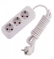 Удлинитель 3х3м с заземл. 16А IP20 LEZARD 720-0303-301