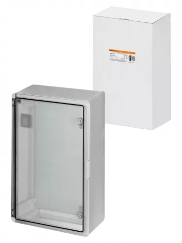 Бокс пластиковый ЩМП-0-7, прозр., крышка ABS, IP65, -45 до +75 С, навесной, (600x400x200) TDM