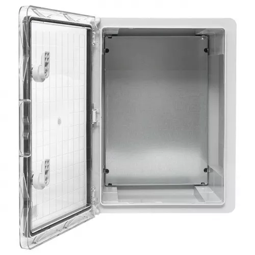 Бокс пластиковый с монтажной платой 400х300х220 IP65 прозр. дверь PROxima EKF PBT65MP004 фото 3
