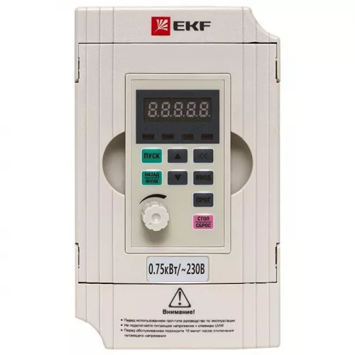 Преобразователь частоты 0.75/1.5кВт 1х230В VECTOR-100 PROxima EKF VT100-0R7-1B фото 12